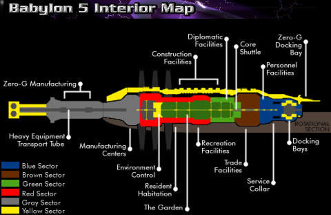 Babylon 5 Interior Map